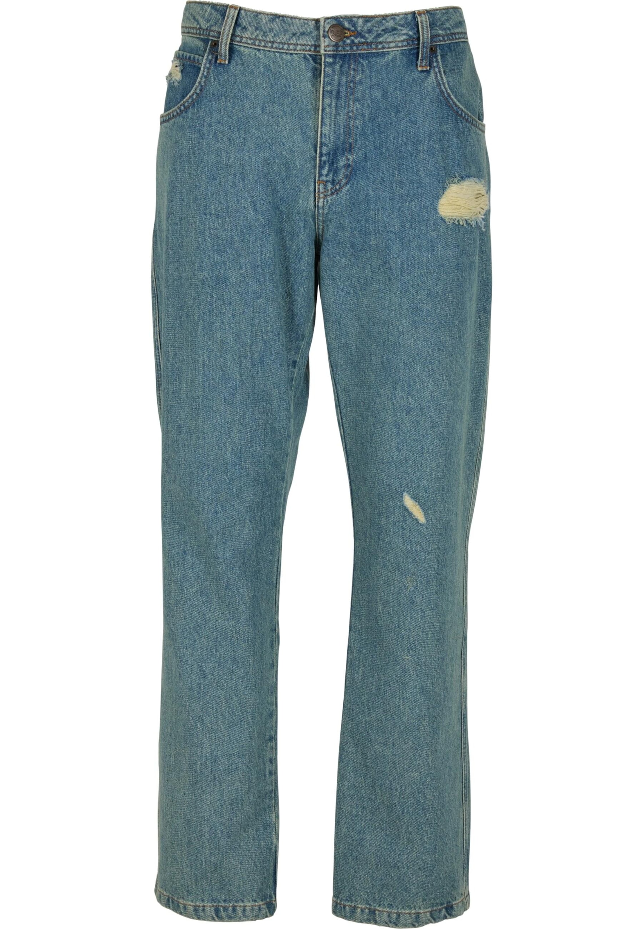 Coupe slim Jean DEF en bleu : devant