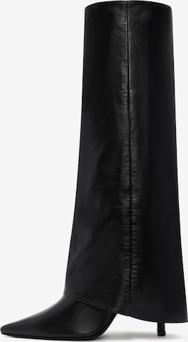 Bottes Derimod en noir : devant