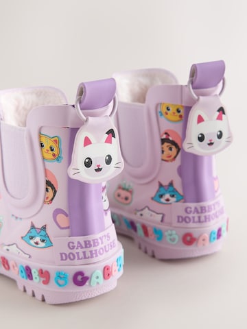Bottes en caoutchouc 'Gabbys Dollhouse' Next en violet