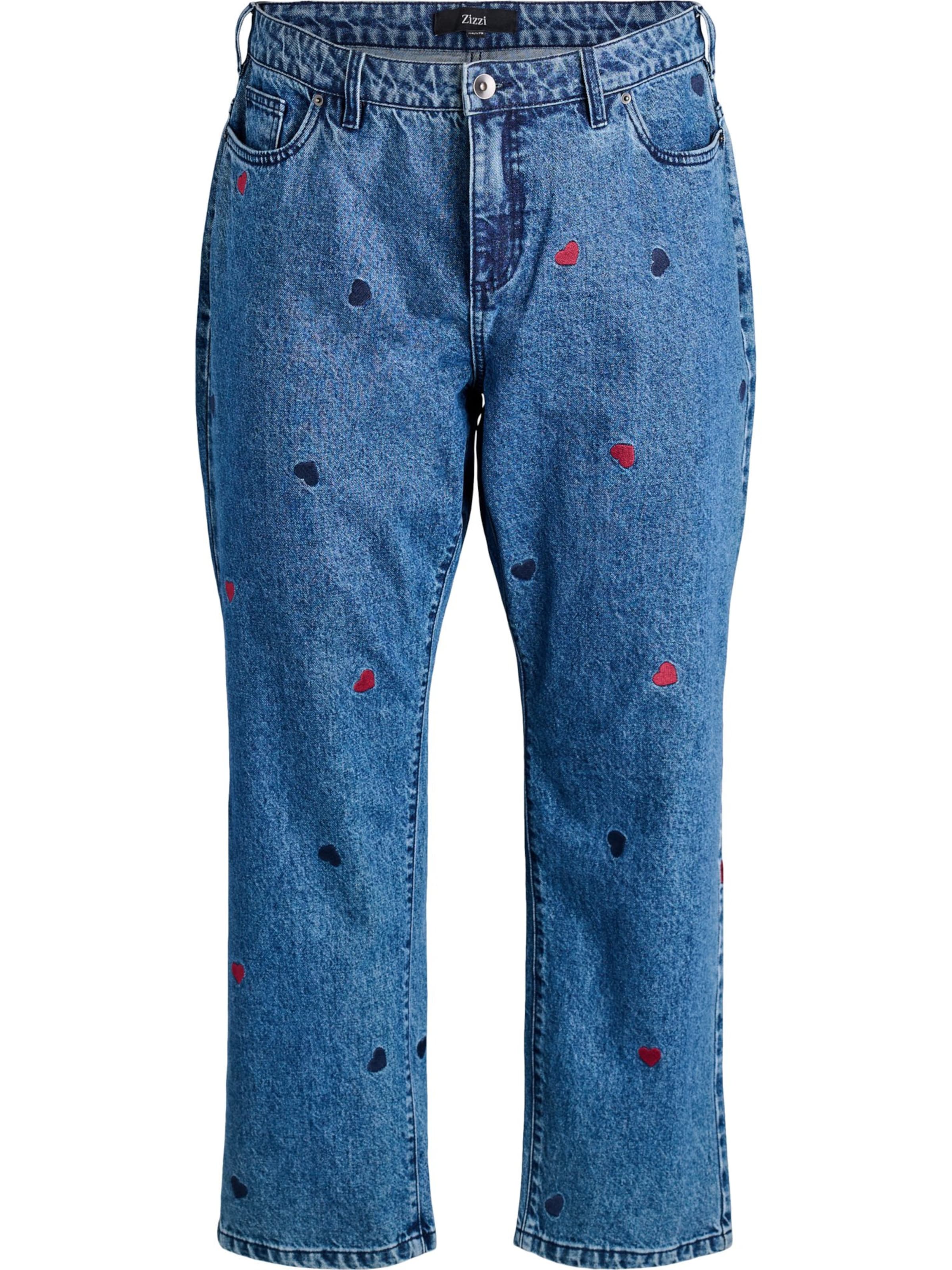 regular Jeans 'Gemma' di Zizzi in blu: frontale