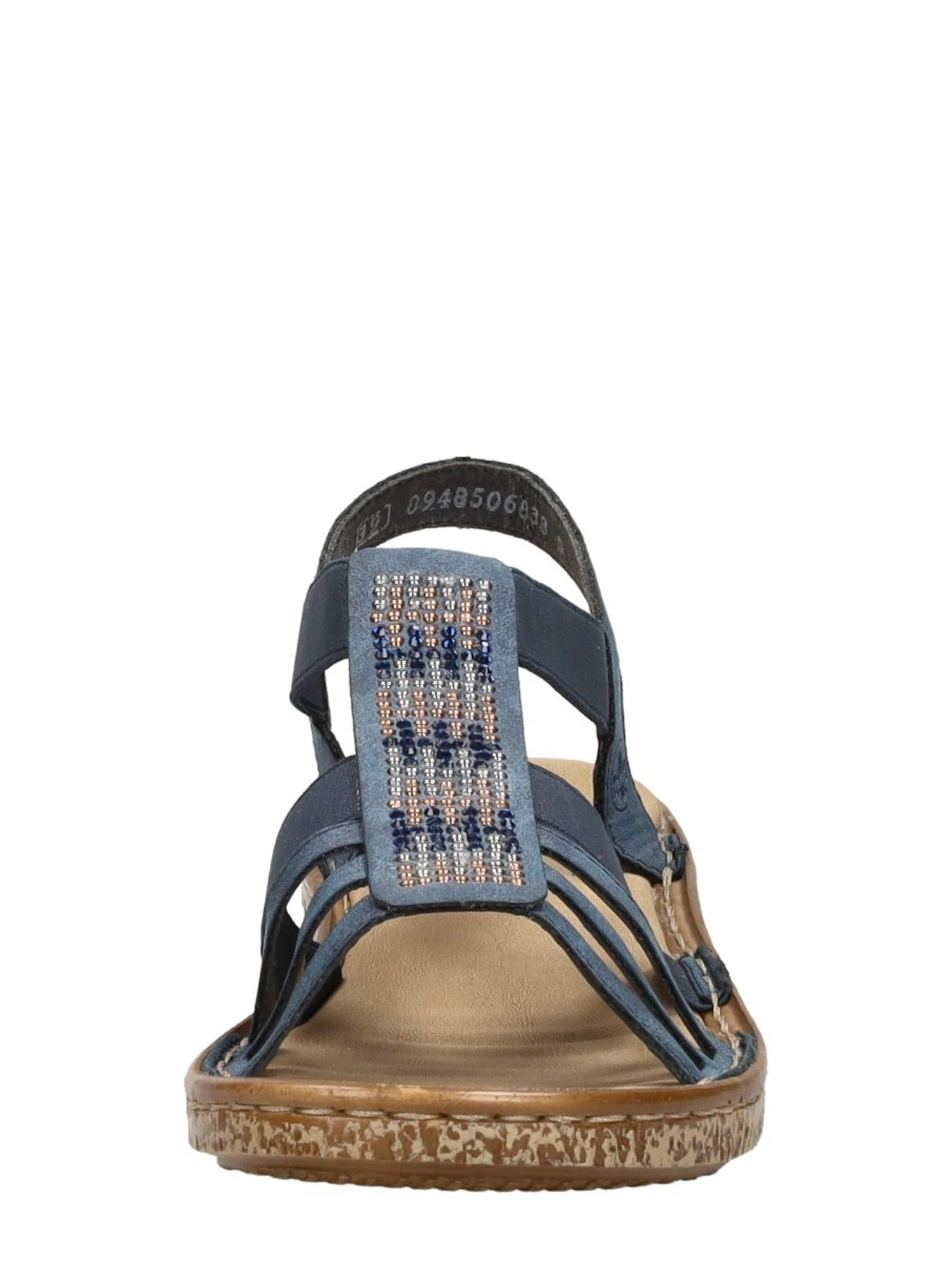 Rieker Sandaal 'Sandalen Plat' in Blauw