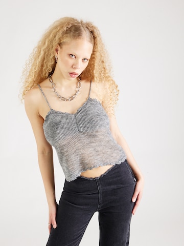 SHYX Knitted Top 'Jarina' in Grey: front