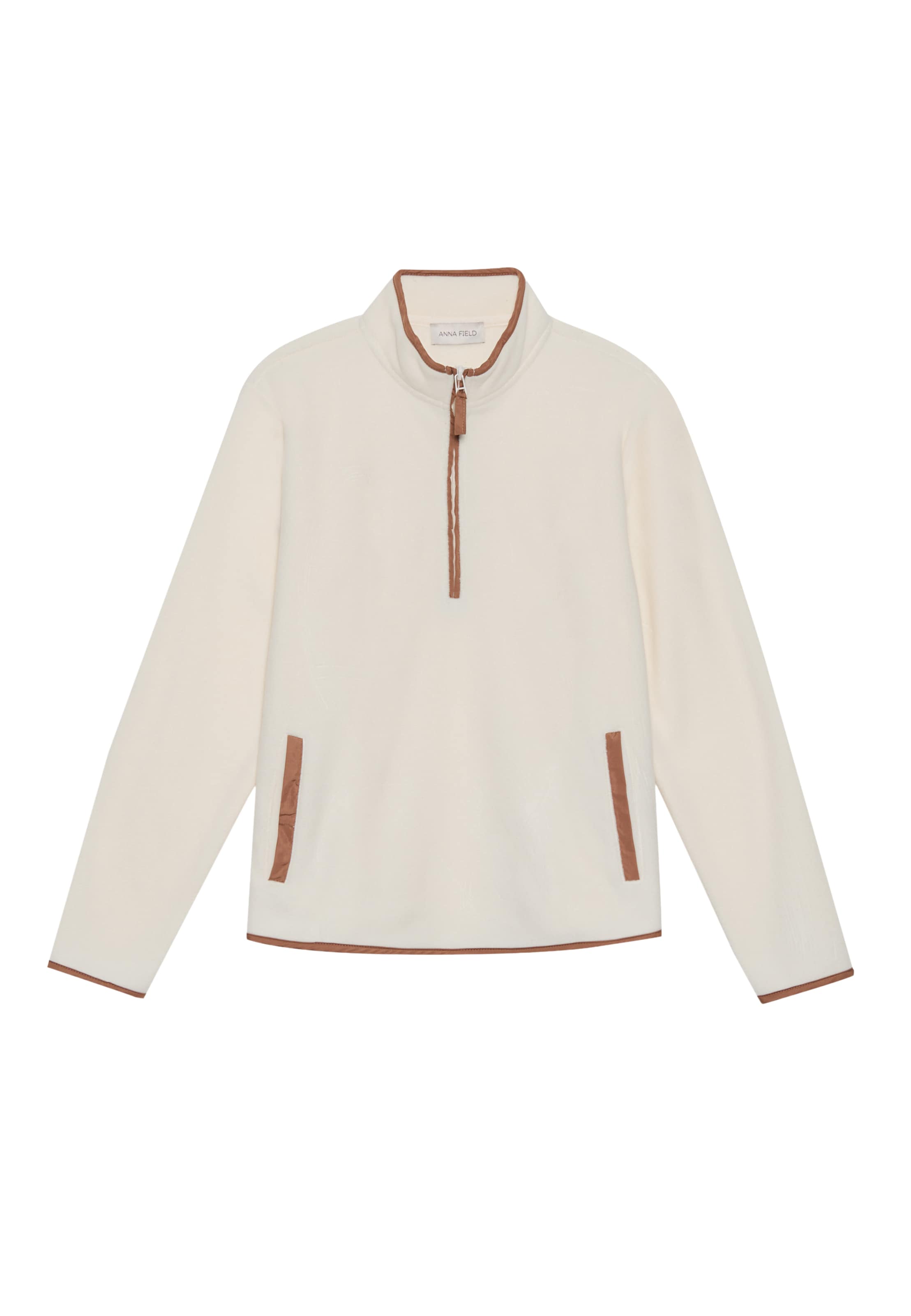 Veste en polaire Anna Field en blanc : devant