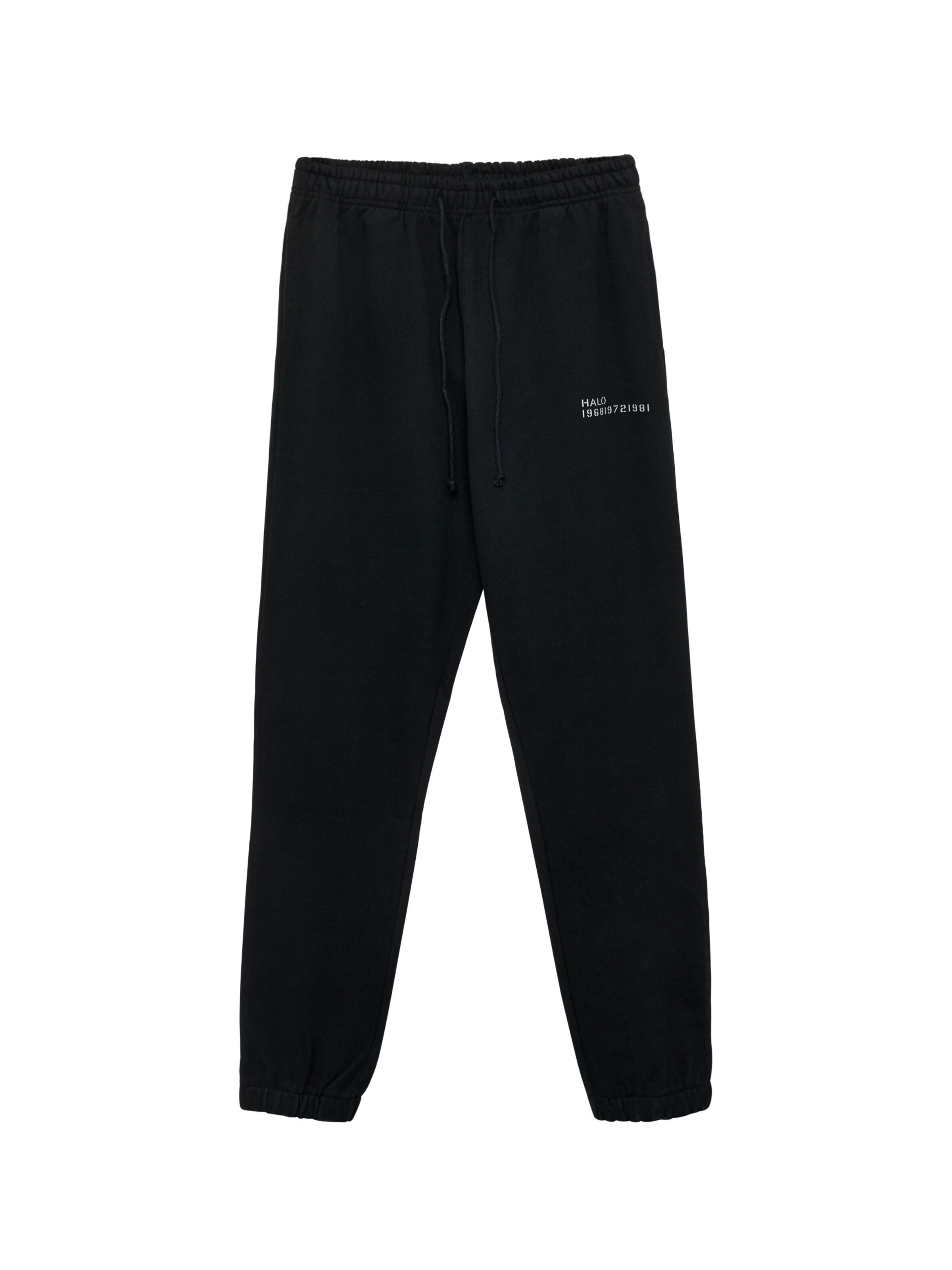 HALO Tapered Trousers in Black: front