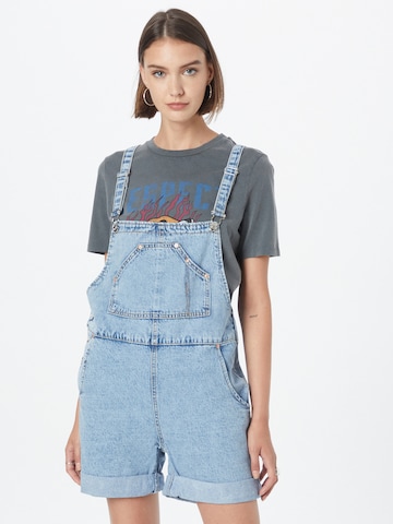 Hailys Jean Overalls 'Nika' in Blue: front