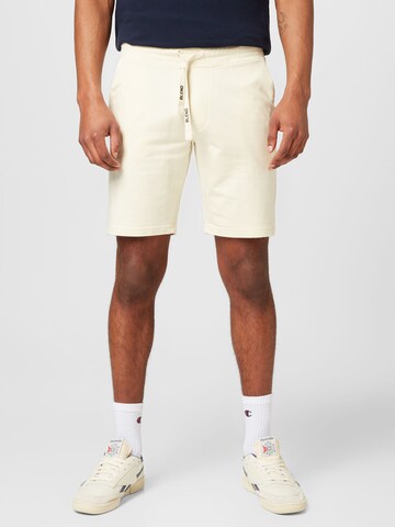 BLEND Normální Kalhoty – bílá: přední strana