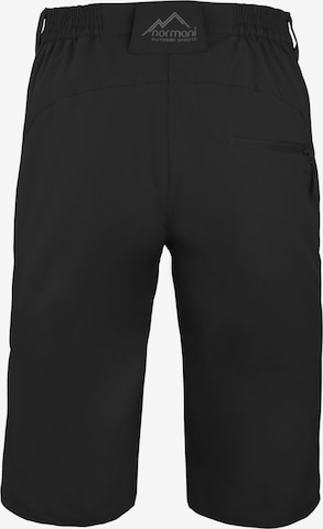 Regular Pantalon outdoor 'Minkey' normani en noir