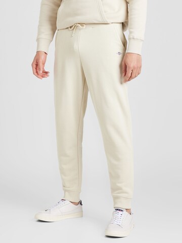 GANT Tapered Housut värissä beige: edessä