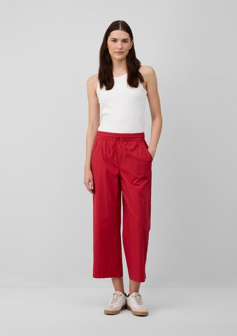 s.Oliver Loosefit Broek in Rood: voorkant