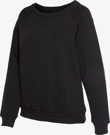 LASCANA Sweatshirt in Black