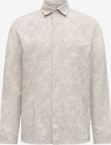 Regular fit Camicia di Lindbergh in beige: frontale