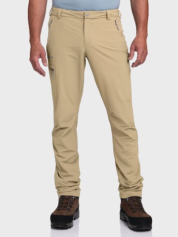 Schöffel Regular Outdoorhose 'Folkstone' in Beige: predná strana