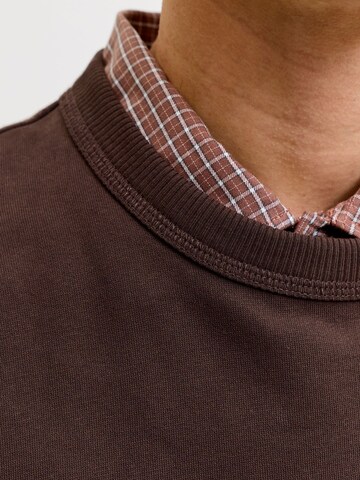 JACK & JONES Sweatshirt Sweatshirt in Braun