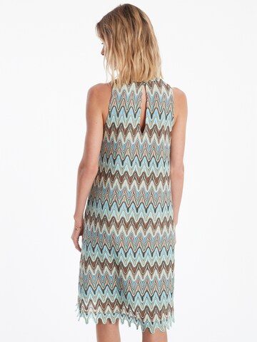Ana Alcazar Gebreide jurk 'Zefina' in Blauw