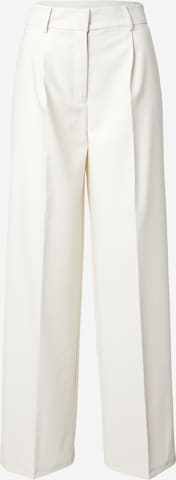 ABOUT YOUWide Leg/ Široke nogavice Hlače na crtu 'Ronja' - bijela boja: prednji dio