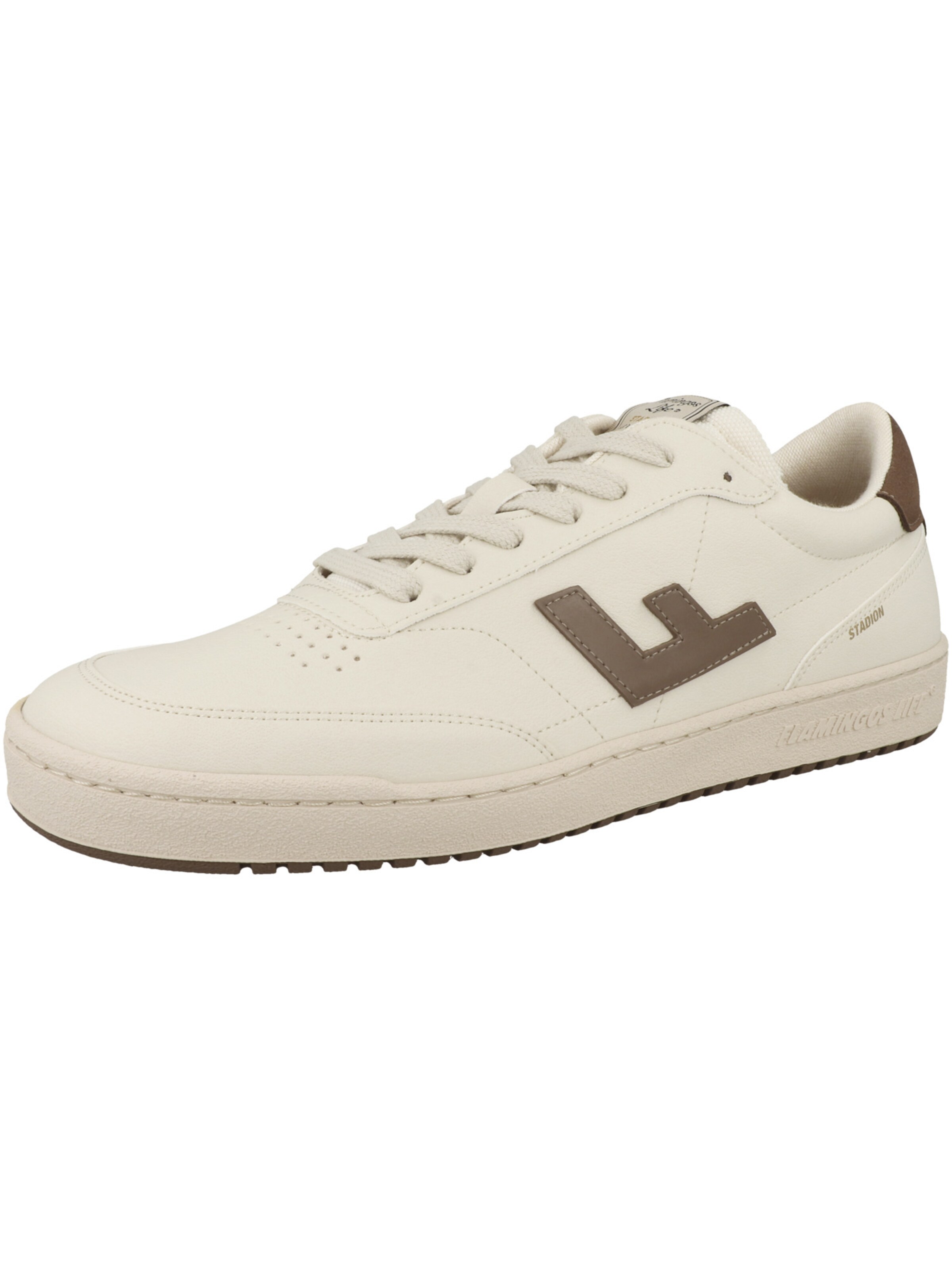 Baskets basses ' Stadion ' Flamingos Life en blanc : devant