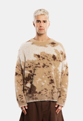 Pullover 'Another Austin' di Another Cotton Lab in marrone: frontale