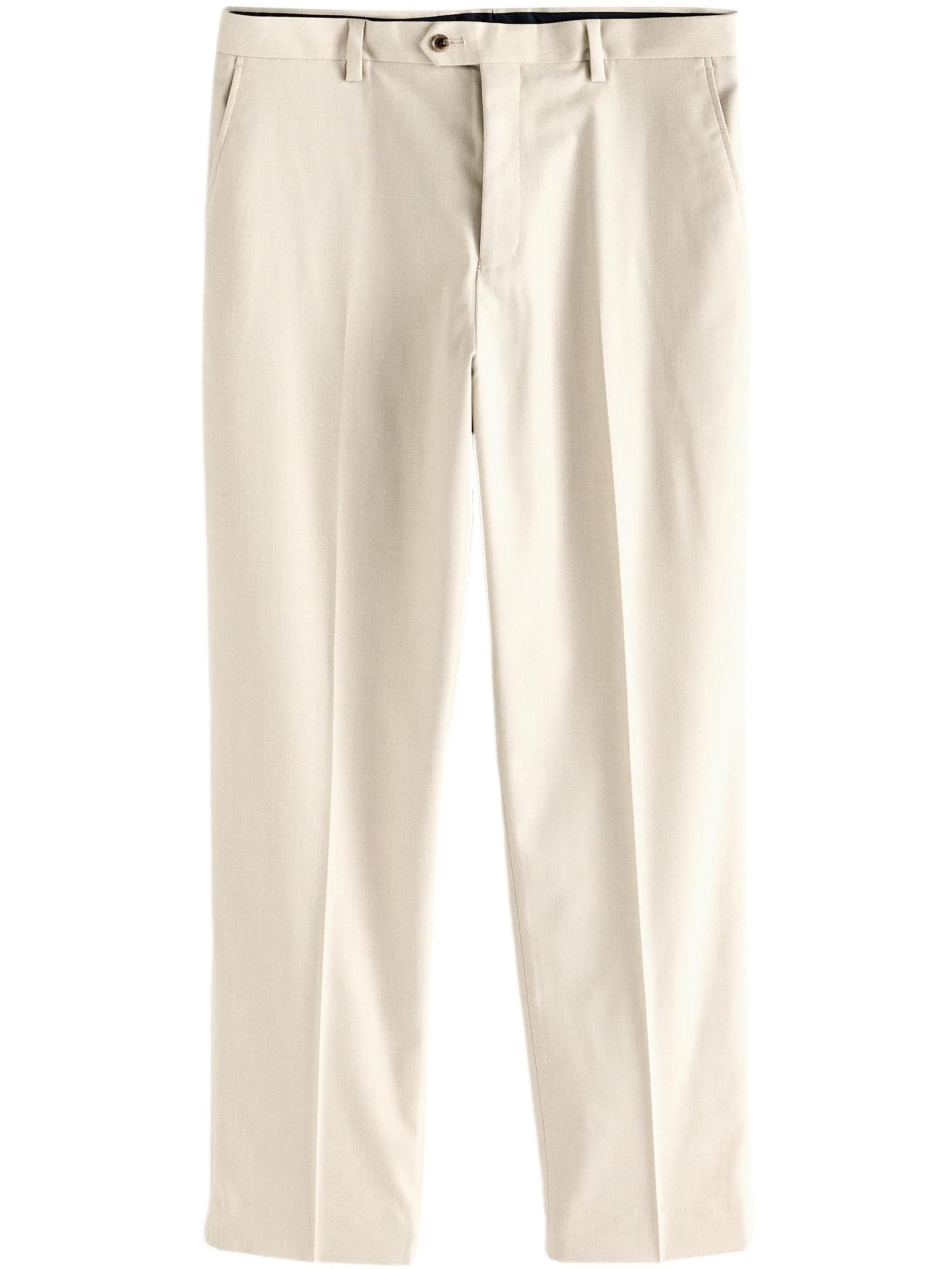 Next regular Παντελόνι με τσάκιση σε μπεζ: μπροστά