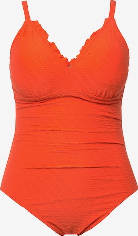 Studio Untold Bralette Swimsuit in Orange: front