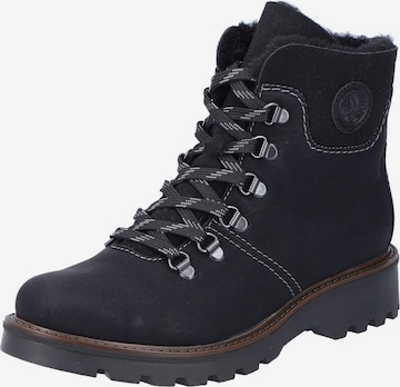 melns Rieker Sienamie zābaki: no priekšpuses