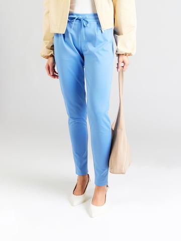 ICHI Slim fit Pleat-Front Pants 'IHKATE' in Blue: front