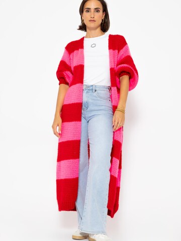 SASSYCLASSY Oversized Cardigan in Red