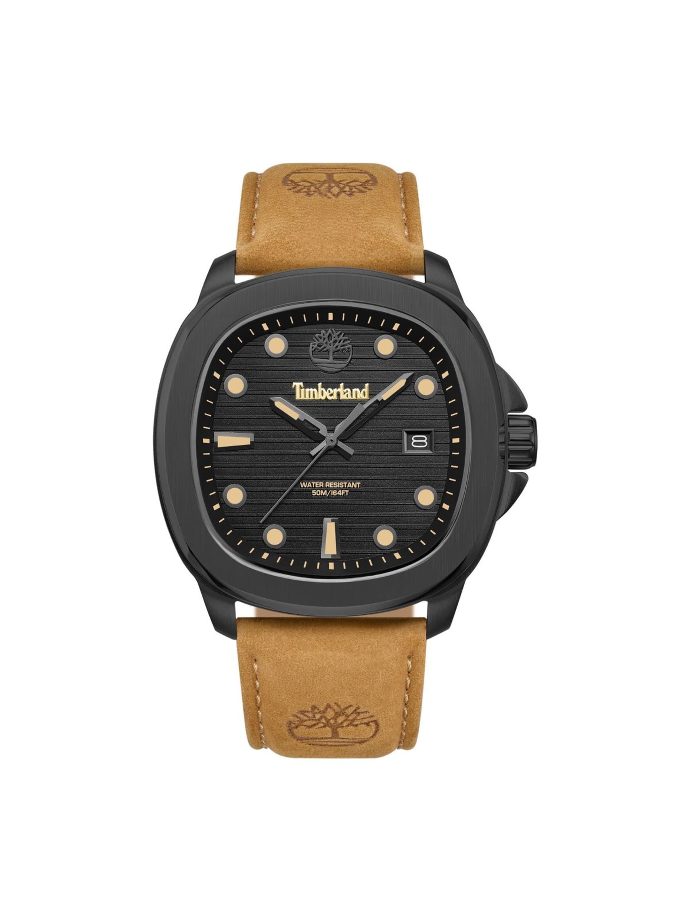 Montre à affichage analogique 'Greenough' TIMBERLAND en marron : devant