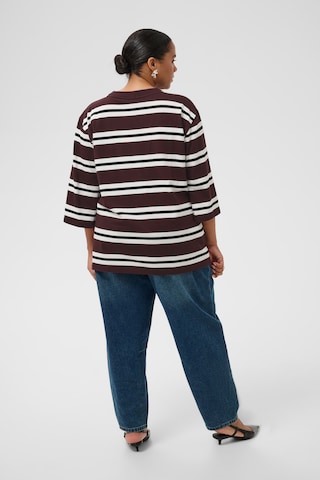 KAFFE CURVE Shirt 'Winni' in Braun