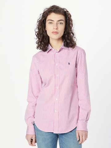 Polo Ralph Lauren Blouse in Roze: voorkant