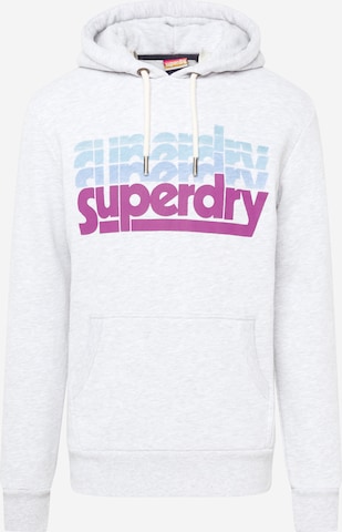 Superdry Sweatshirt in Grijs: voorkant