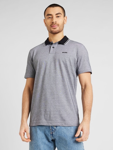 BOSS Orange Shirt 'Peoxford' in Grey: front