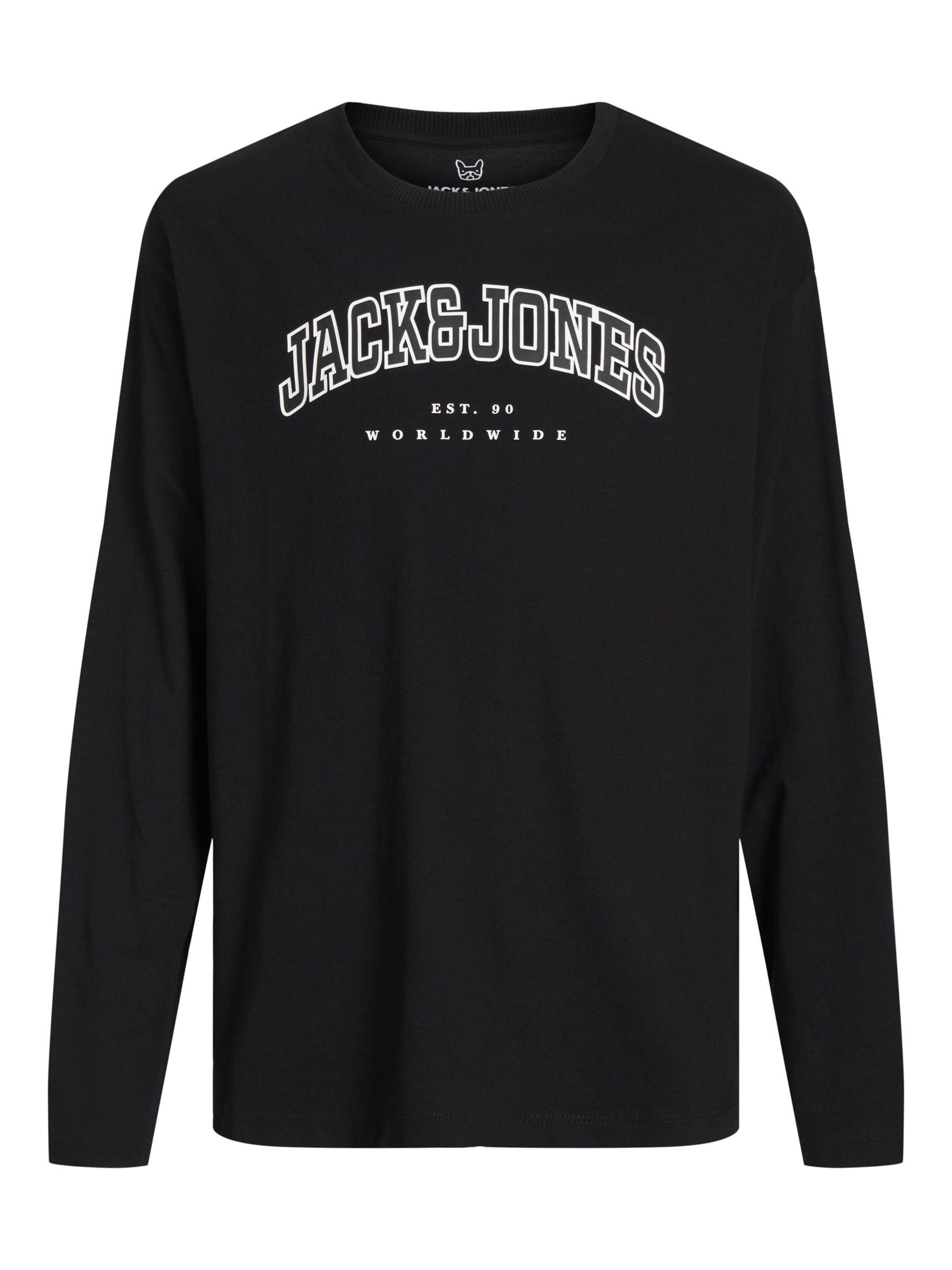 Jack & Jones Junior Shirts 'JJECALEB' i sort: forside