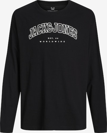 T-Shirt 'JJECALEB' Jack & Jones Junior en noir : devant