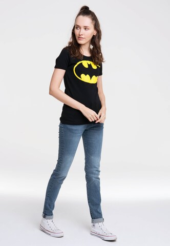 LOGOSHIRT Shirt 'Batman-Logo' in Mixed colors