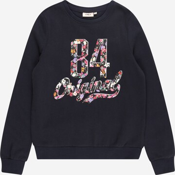 KIDS ONLY Sweatshirt 'LENA' in Blau: predná strana