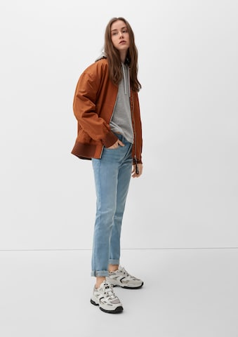 Slimfit Jeans 'Catie' de la QS pe albastru
