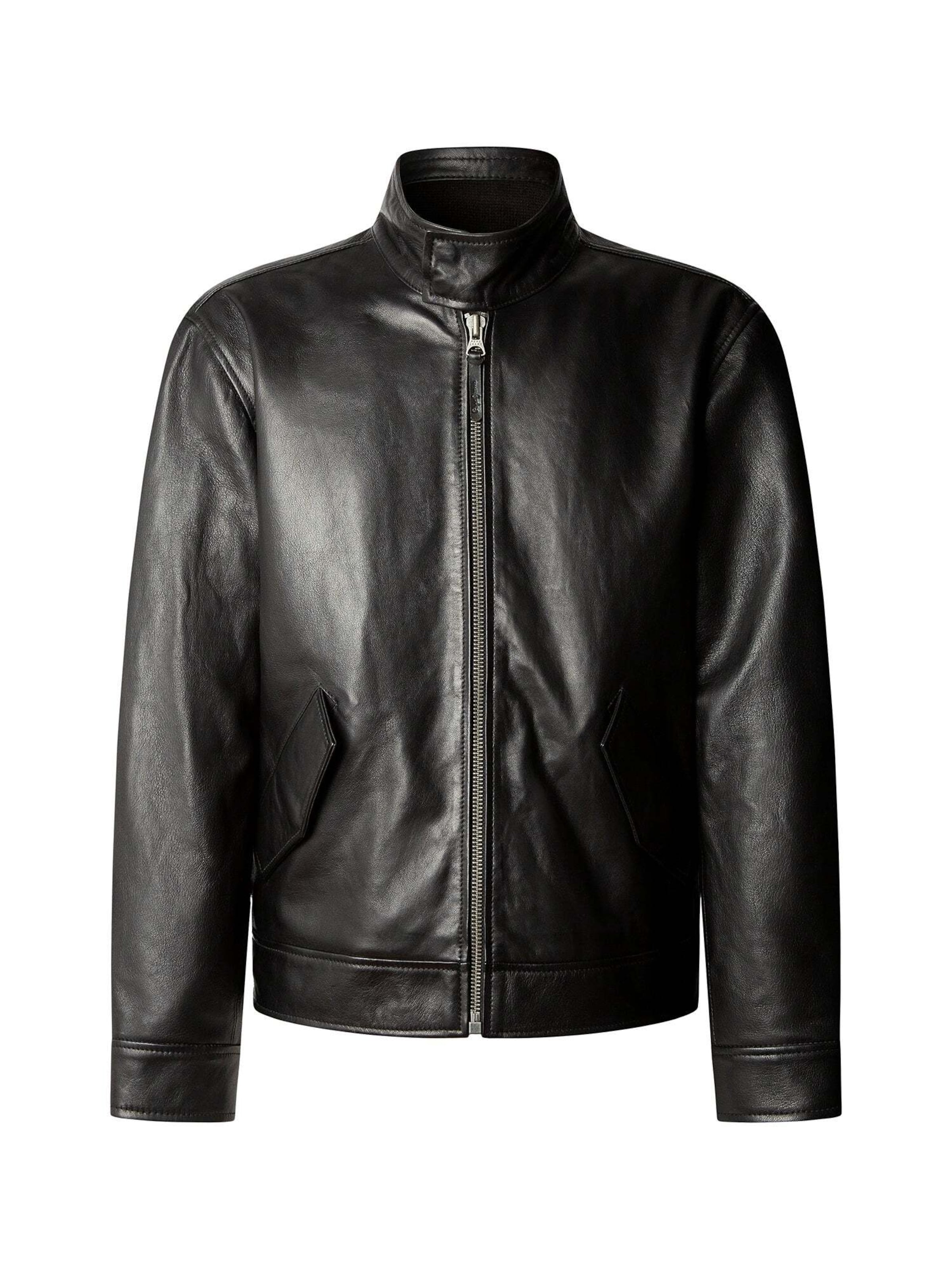 Pepe Jeans Tussenjas 'Harrington' in Zwart: voorkant