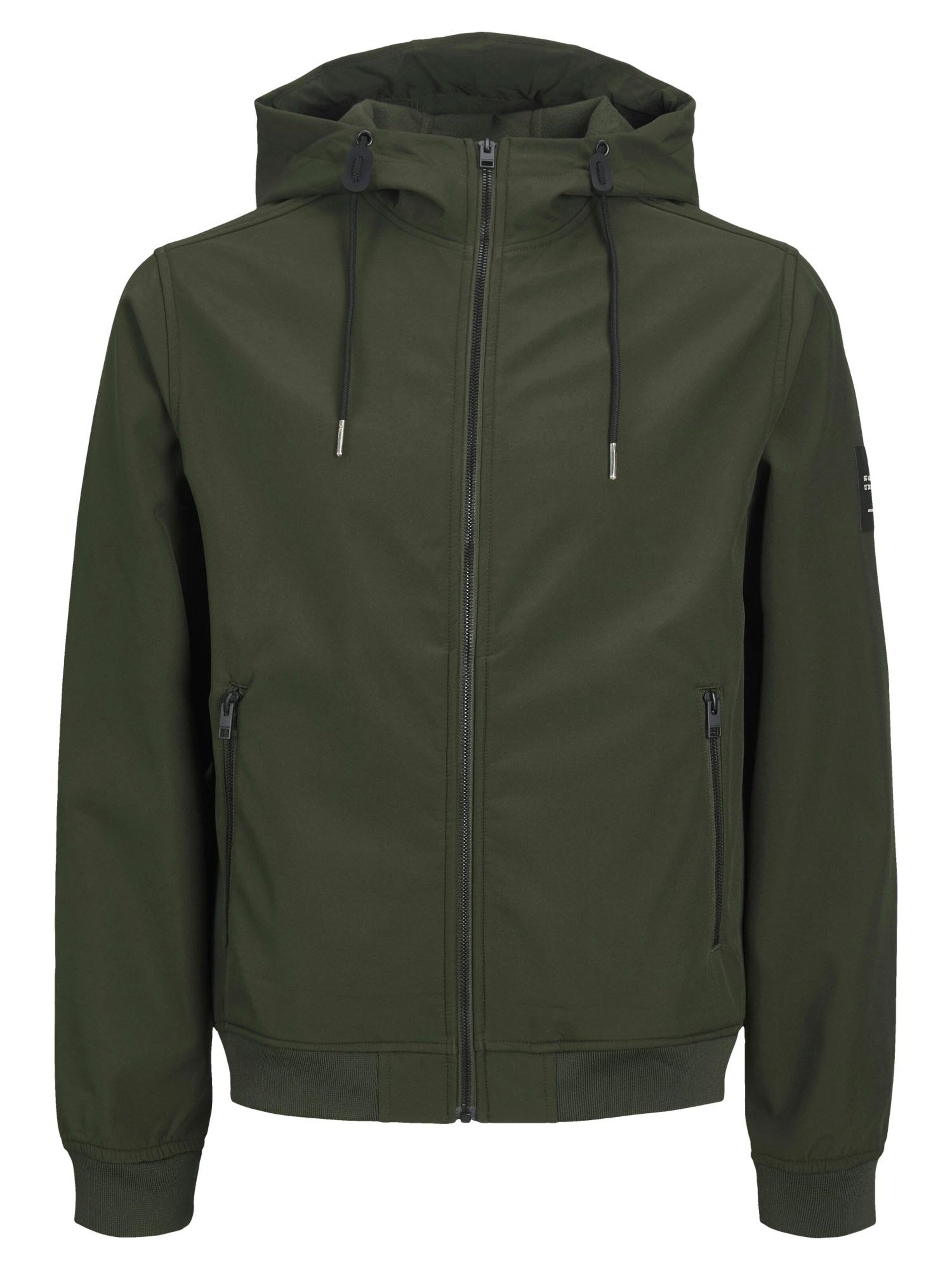 JACK & JONES Übergangsjacke 'Basic'‌‌ in Grün: Vorderseite