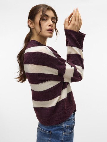 VERO MODA Pullover 'VMINnez' i rød
