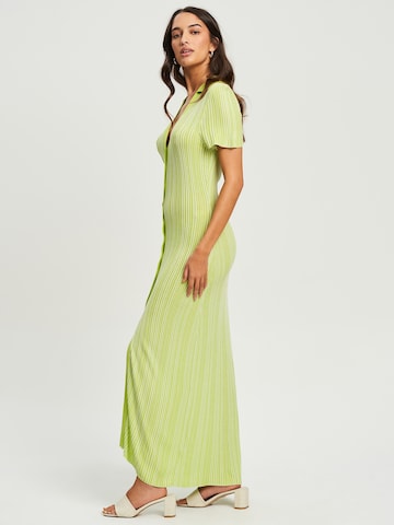 Robe 'SOLANGE' Sável en vert