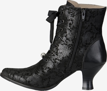 STOCKERPOINT Lace-Up Ankle Boots in Black