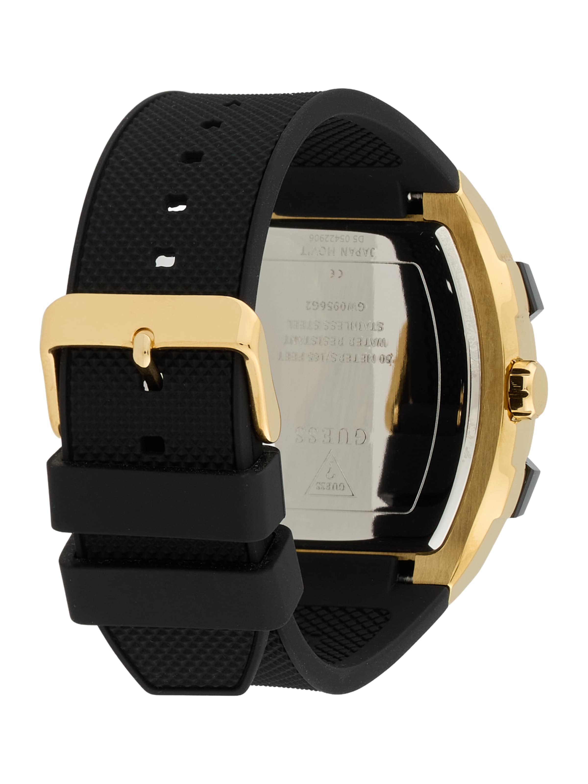 Ceas analogic 'Phoenix' de la GUESS pe negru