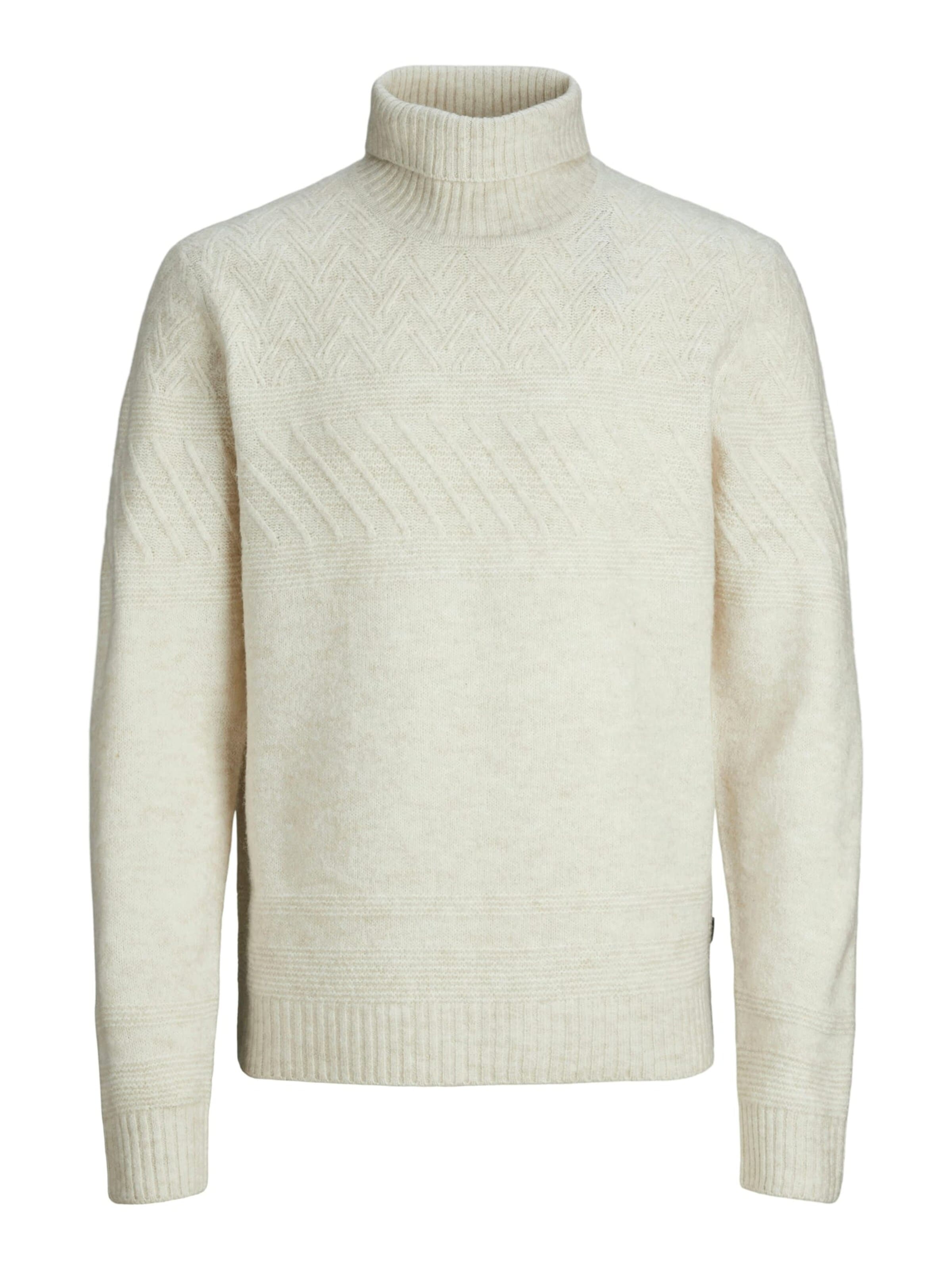 JACK & JONES Trui 'Ccmilo' in Beige: voorkant