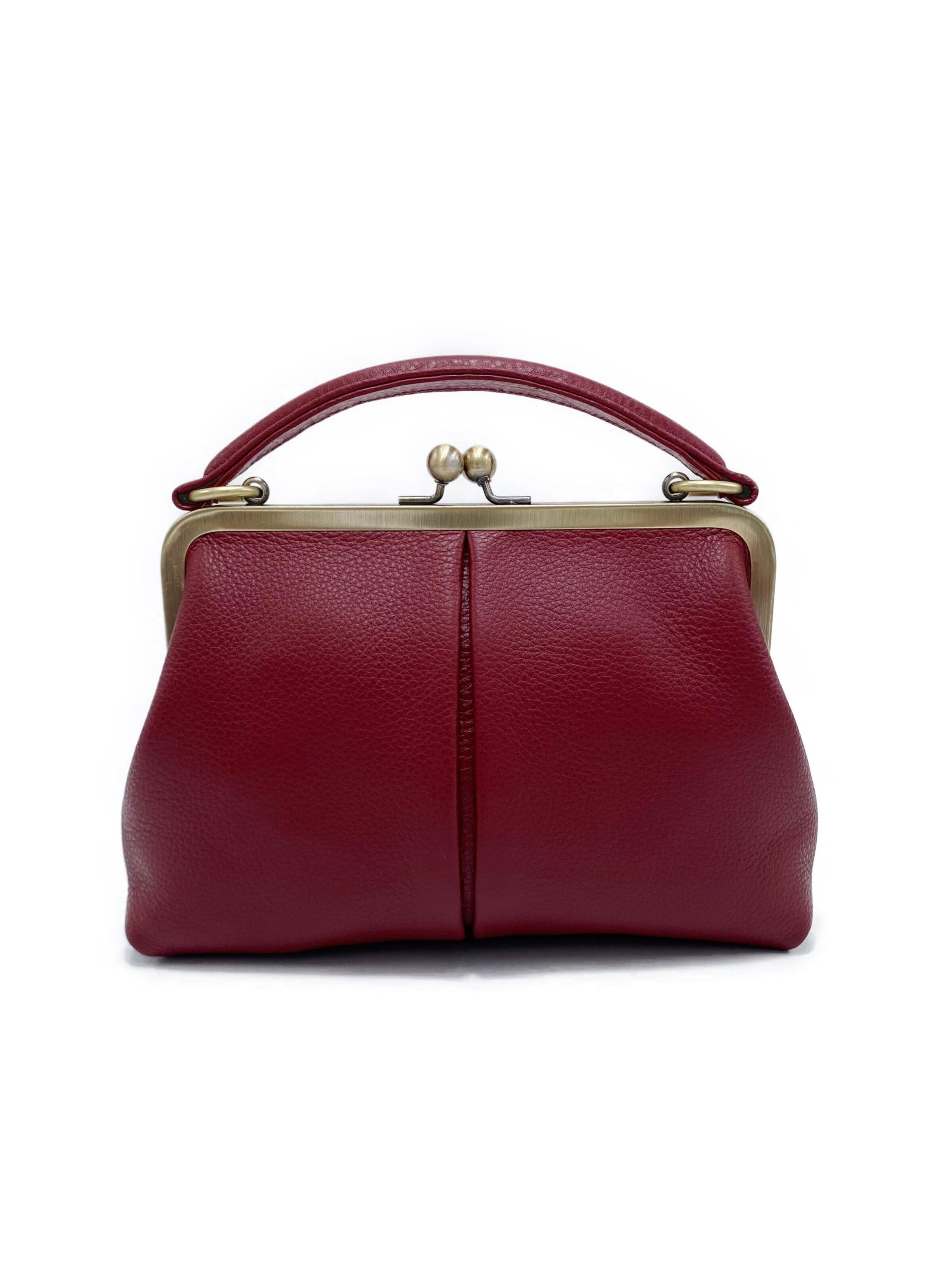 Sacs à main 'Kleine Olive – Leder Handtasche & Umhängetasche' Taschenkinder en rouge : devant