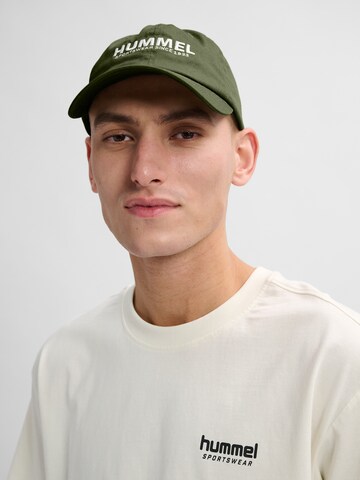 Hummel Athletic Cap 'LEGACY CORE' in Green: front