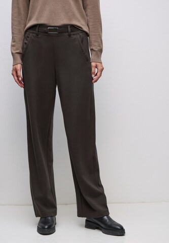 STREET ONE Regular Hose in Braun: Vorderseite