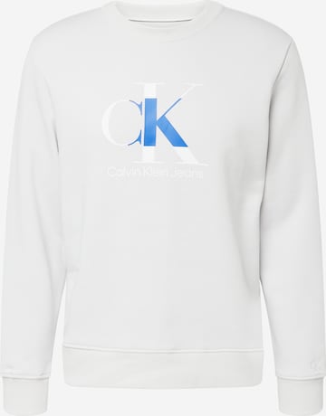 Calvin Klein Jeans Sweatshirt in Grey: front