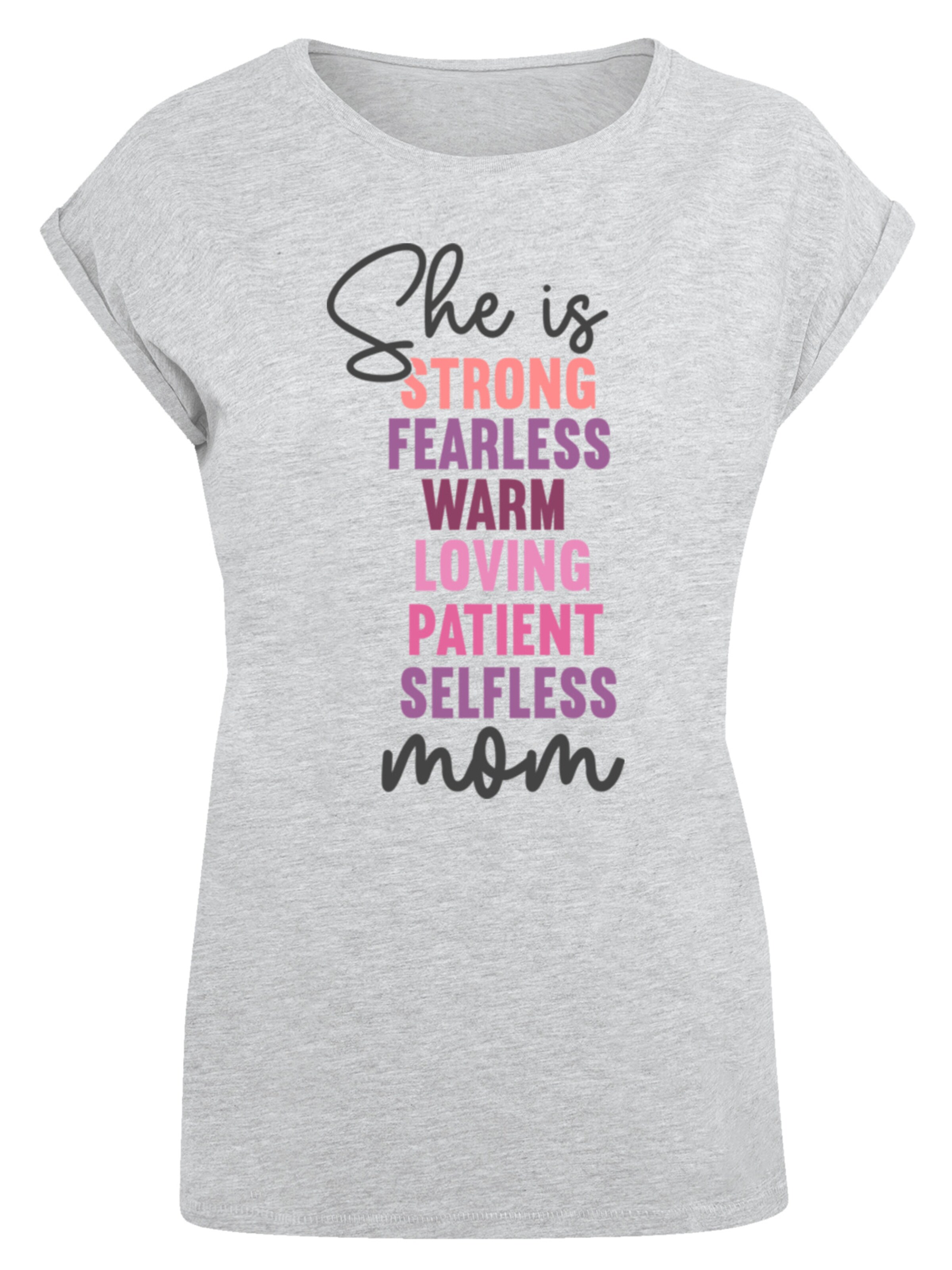 F4NT4STIC Shirt in Grijs: voorkant