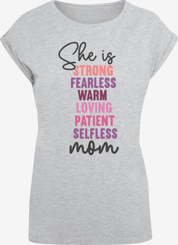 F4NT4STIC Shirt in Grijs: voorkant