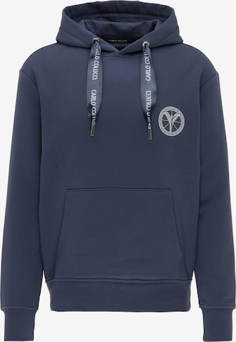 Carlo Colucci Sweatshirt ' Cargnoni ' in Blau: predná strana